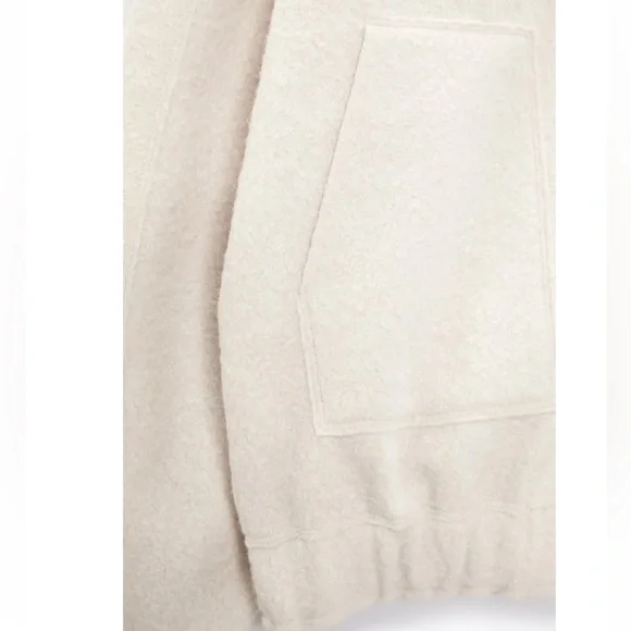 ZARA OVERSIZED TEXTURED BOMBER JACKET - Picture 12 of 16